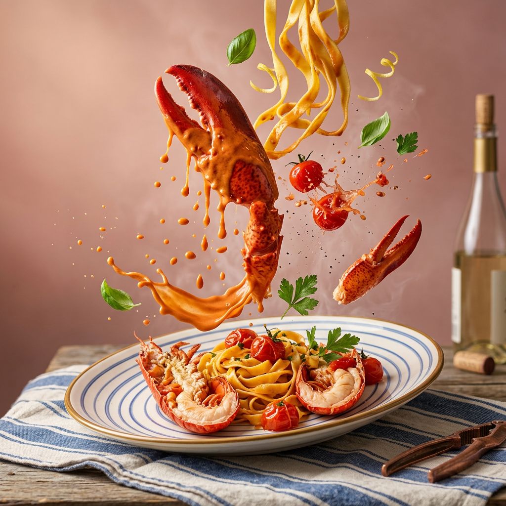 Fettuccine all'astice fresco